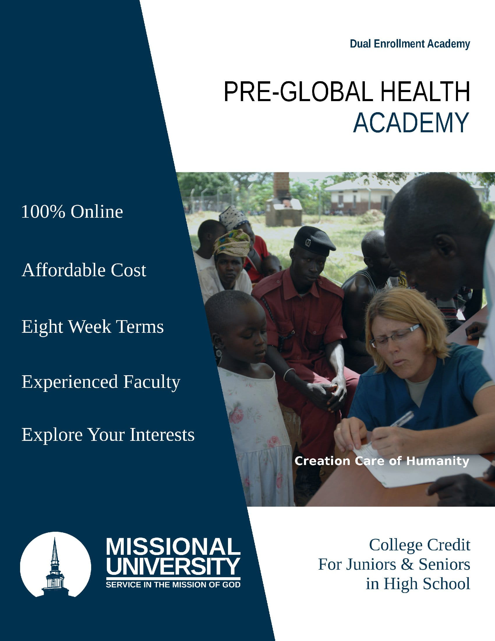 PreGlobal Healthcare Dual Enrollment Catalogue Missional University
